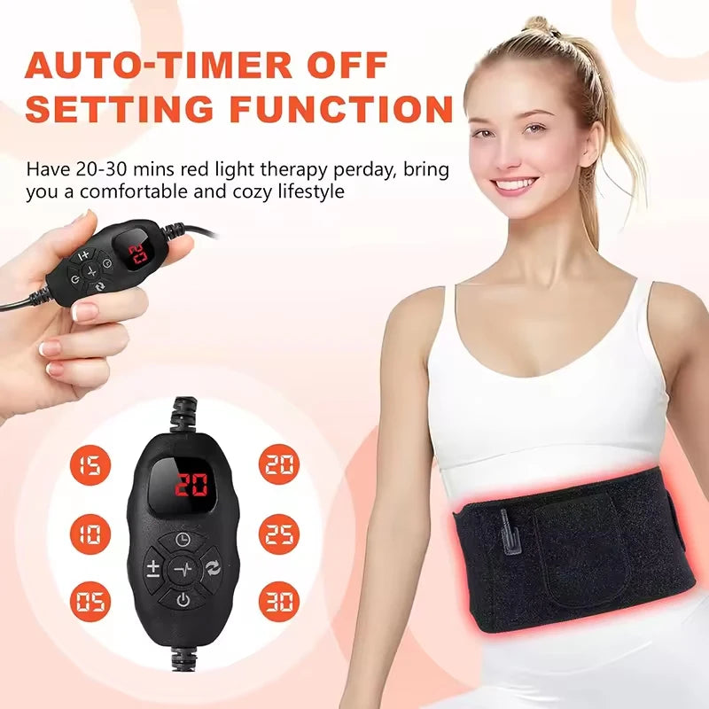 Red LED Light Therapy Belt 660nm + 850nm